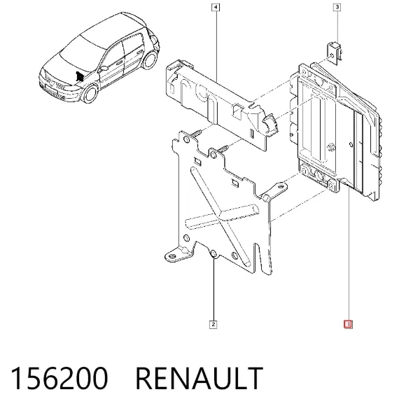 Bobina 156200 Renault (RVI)
