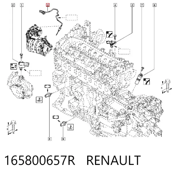  165800657R Renault (RVI)
