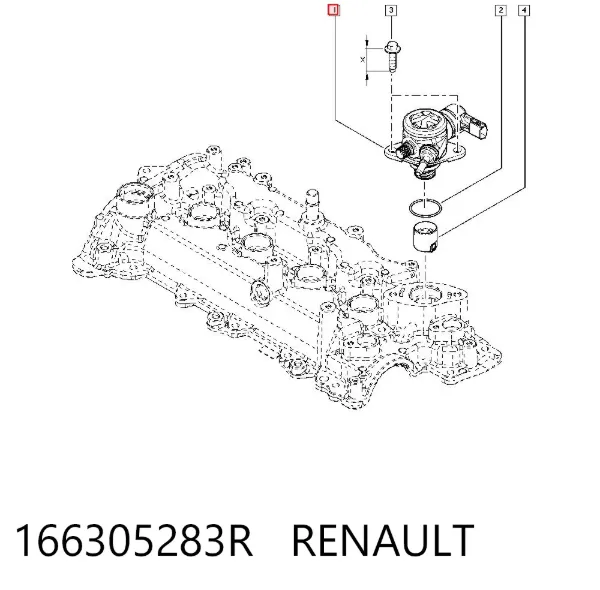 Bomba inyectora 166305283R Renault (RVI)