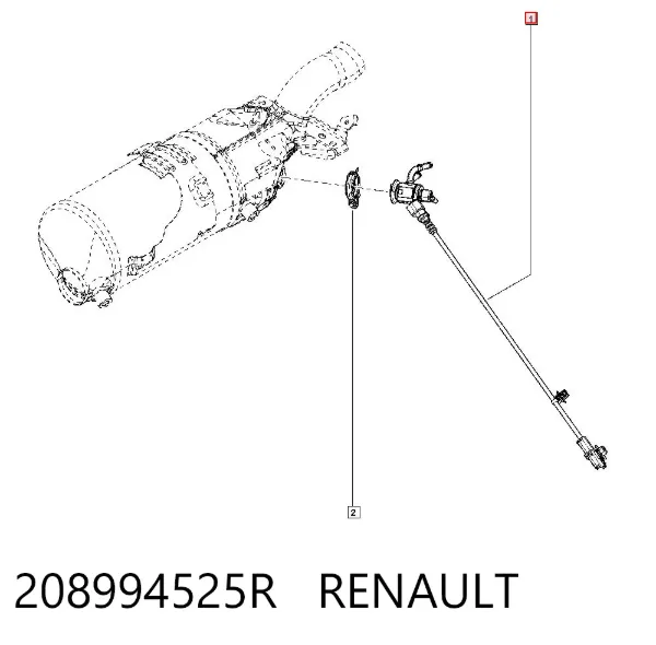 Inyector AdBlue 208994525R Renault (RVI)