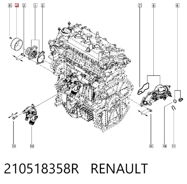  210518358R Renault (RVI)