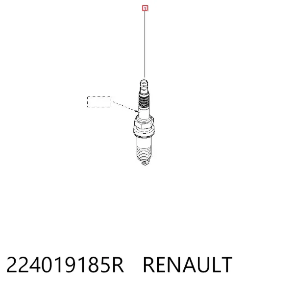 Bujía 224019185R Renault (RVI)