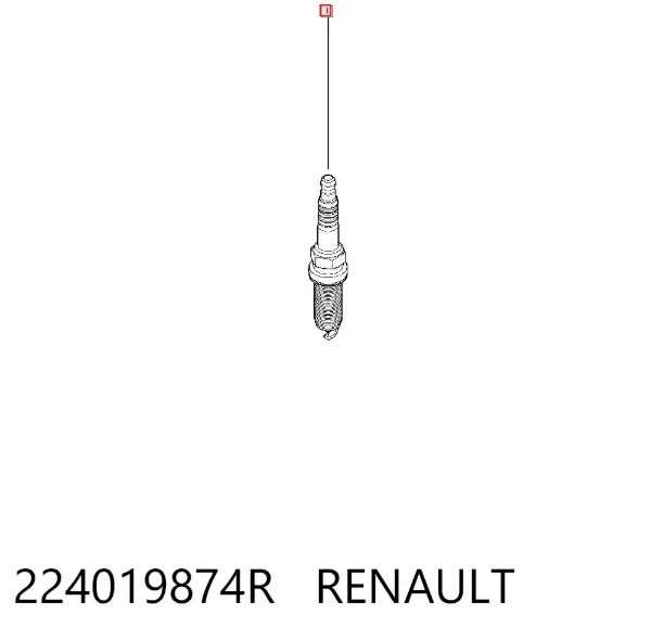 Bujía 224019874R Renault (RVI)