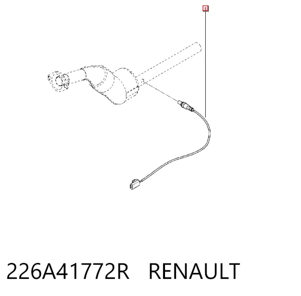 Sonda lambda 226A41772R Renault (RVI)