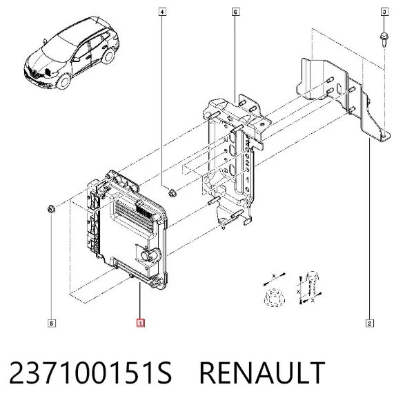 ECU 237100151S Renault (RVI)