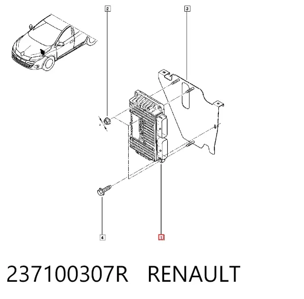 ECU 237100307R Renault (RVI)