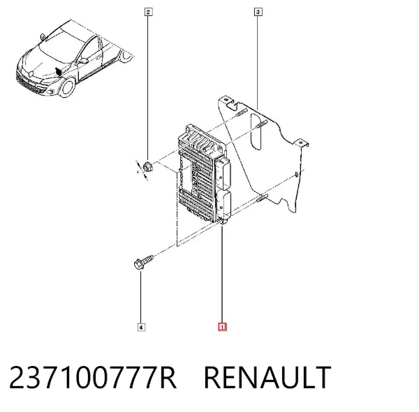 ECU 237100777R Renault (RVI)