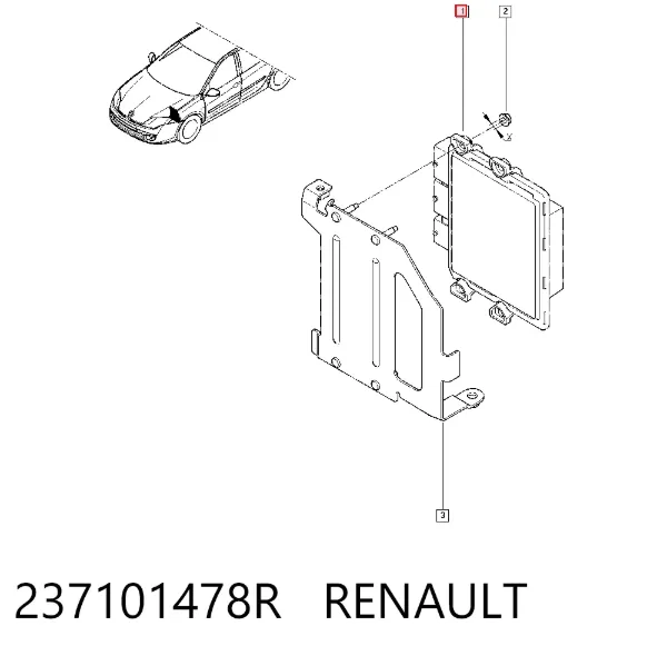 ECU 237101478R Renault (RVI)