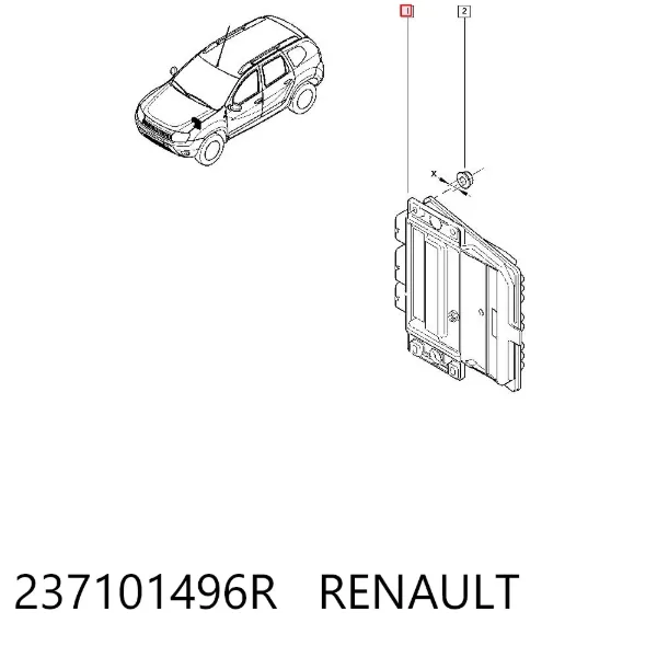 ECU 237101496R Renault (RVI)