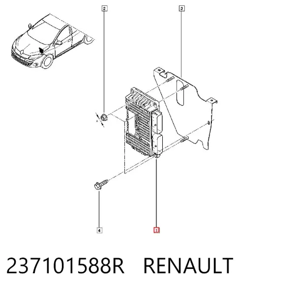 ECU 237101588R Renault (RVI)