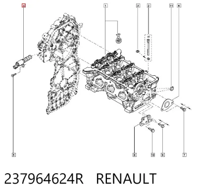 Válvula solenoide de control de posición del árbol de levas RENAULT 237964624R