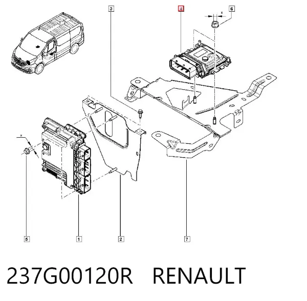 Unidad de control AdBlue 237G00120R Renault (RVI)