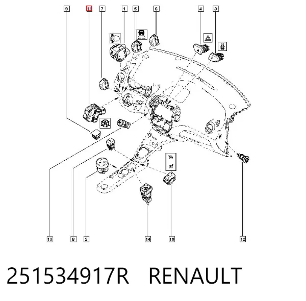  251534917R Renault (RVI)