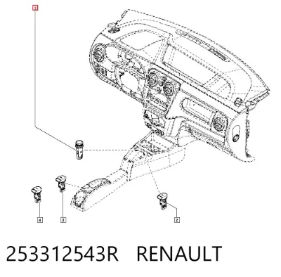 Encendedor de coche RENAULT 253312543R
