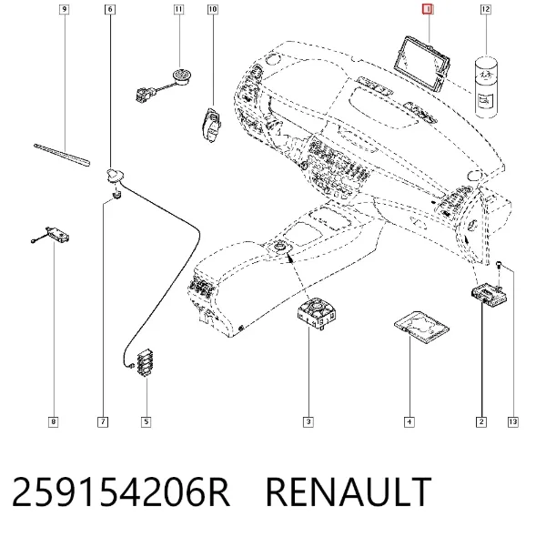 Pantalla Renault Scenic III