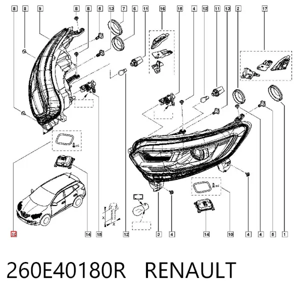  260E40180R Renault (RVI)
