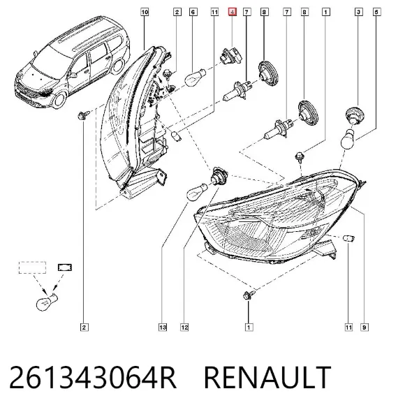  261343064R Renault (RVI)