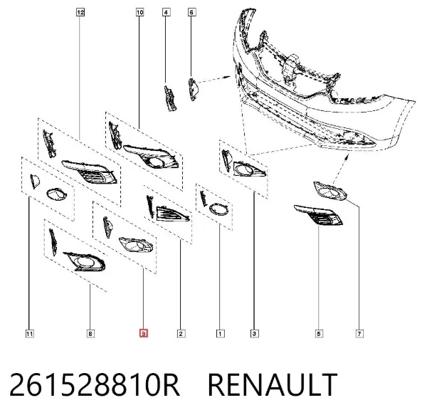  261528810R Renault (RVI)