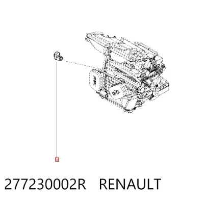 Sensor de contaminación del aire RENAULT 277230002R