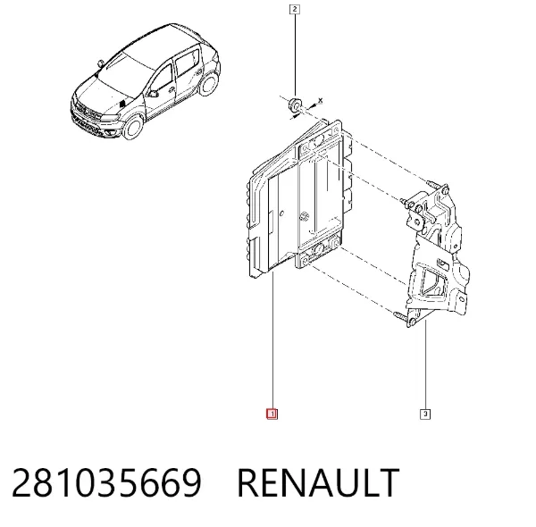 ECU 281035669 Renault (RVI)
