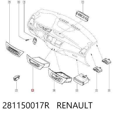 Radio AM/FM RENAULT 281150017R
