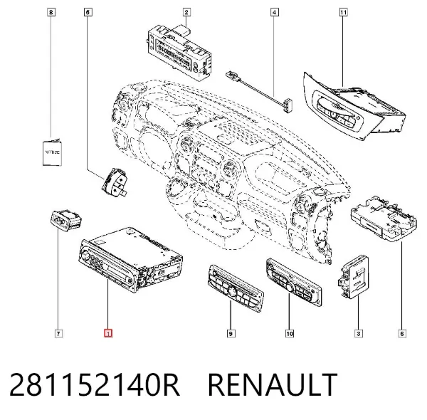 Radio Renault Master III