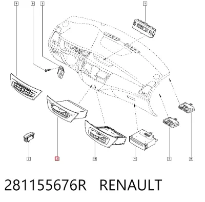 Radio AM/FM RENAULT 281155676R