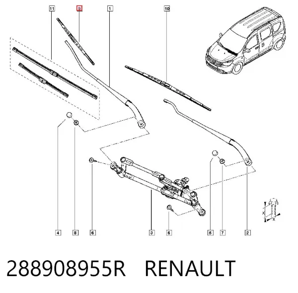  288908955R Renault (RVI)