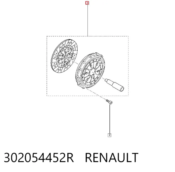 Embrague 302054452R Renault (RVI)
