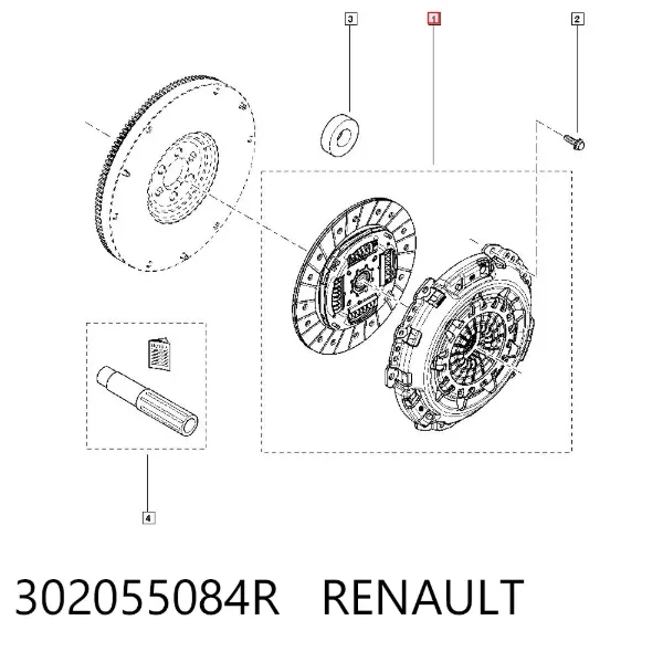 Embrague 302055084R Renault (RVI)