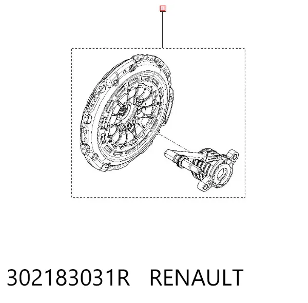 Embrague 302183031R Renault (RVI)