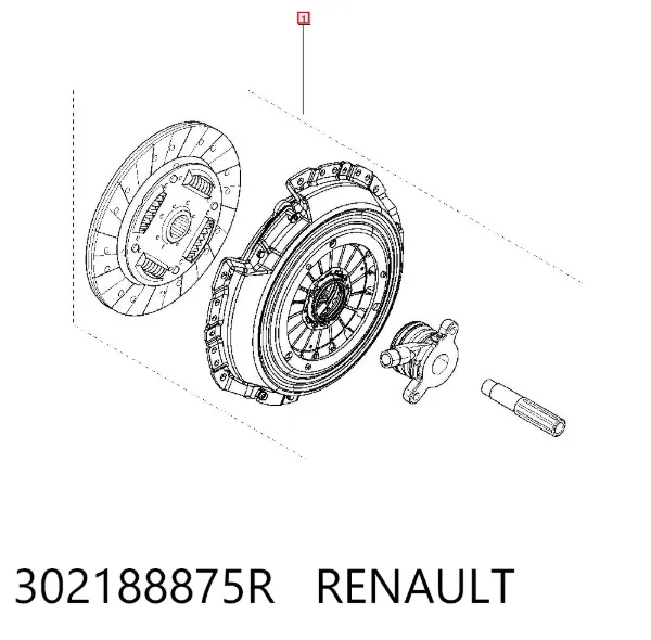 Embrague 302188875R Renault (RVI)