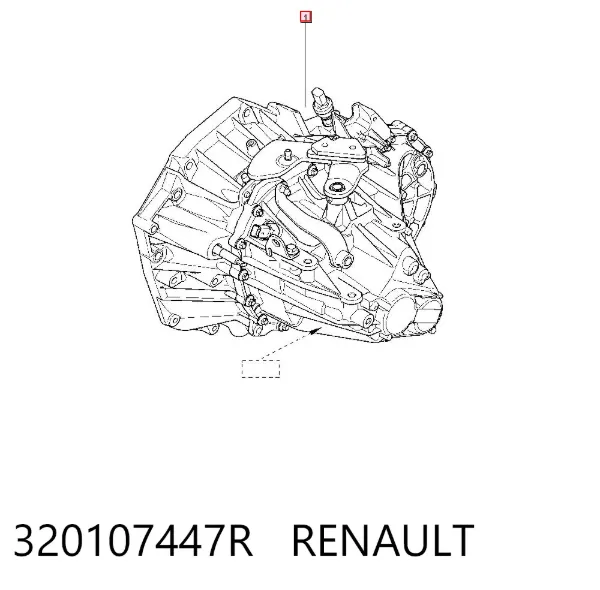 Caja de cambios 320107447R Renault (RVI)