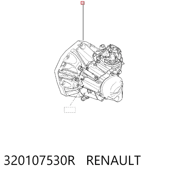 Caja de cambios 320107530R Renault (RVI)
