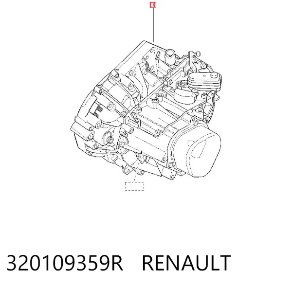 Caja de cambios 320109359R Renault (RVI)