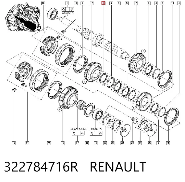  322784716R Renault (RVI)