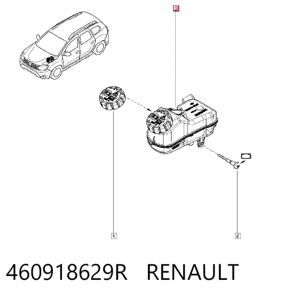 Depósito de líquido de frenos Renault DUSTER II