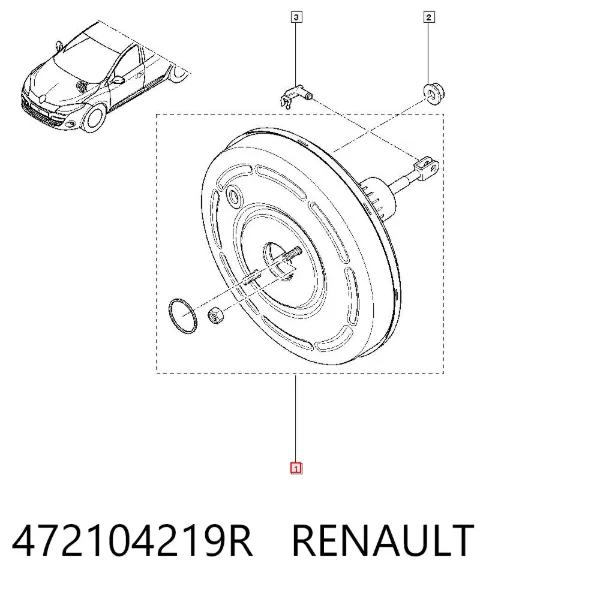 Servofreno 472104219R Renault (RVI)