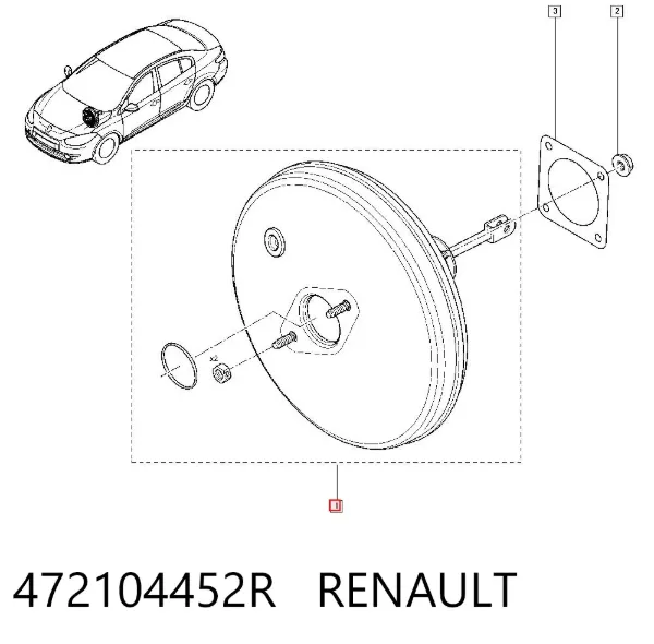 Servofreno 472104452R Renault (RVI)