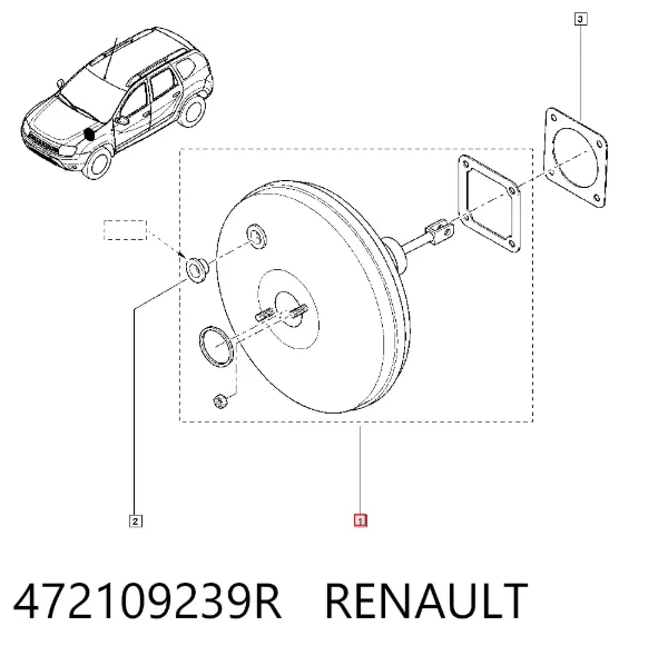 Servofreno 472109239R Renault (RVI)