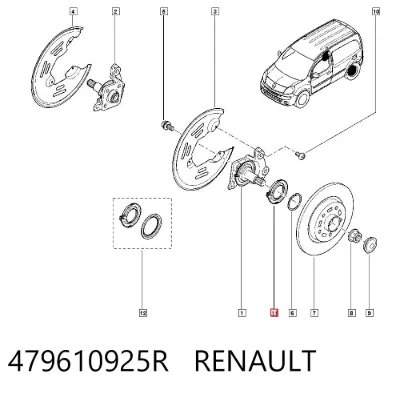 Anillo ABS RENAULT 479610925R