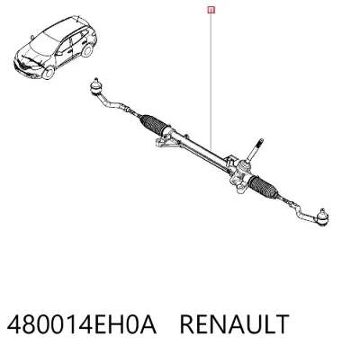 Cremallera de dirección RENAULT 480014EH0A