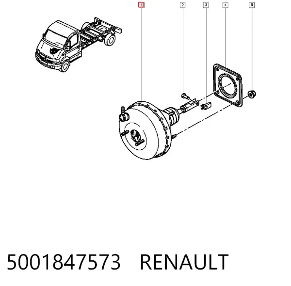 Servofreno Renault Trucks Mascott FH