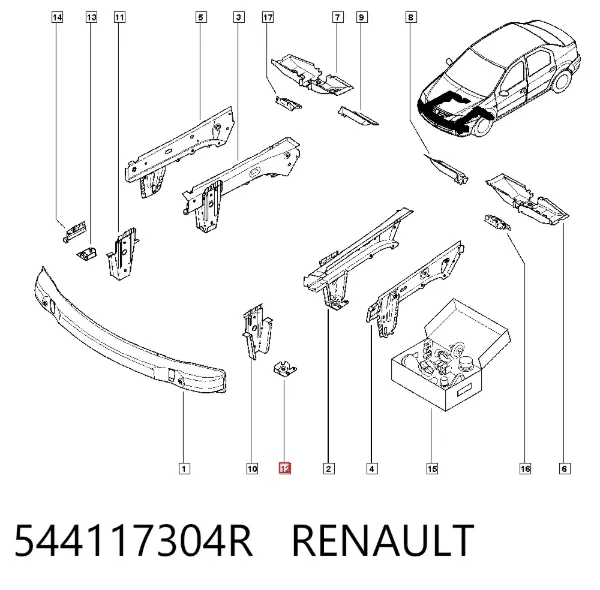  544117304R Renault (RVI)