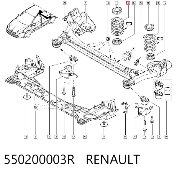 Muelle 550200003R Renault (RVI)