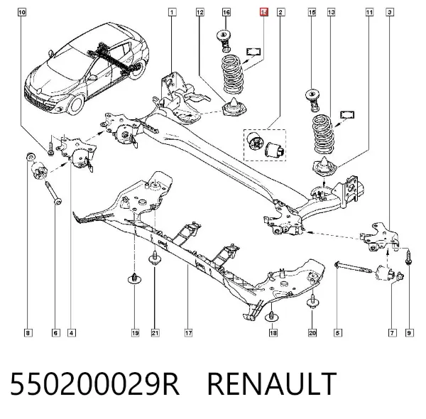 Muelle 550200029R Renault (RVI)