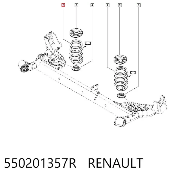 Muelle 550201357R Renault (RVI)