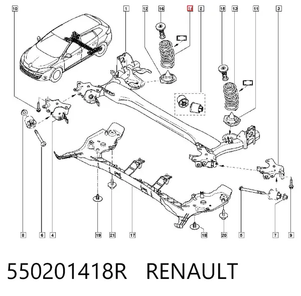 Muelle 550201418R Renault (RVI)