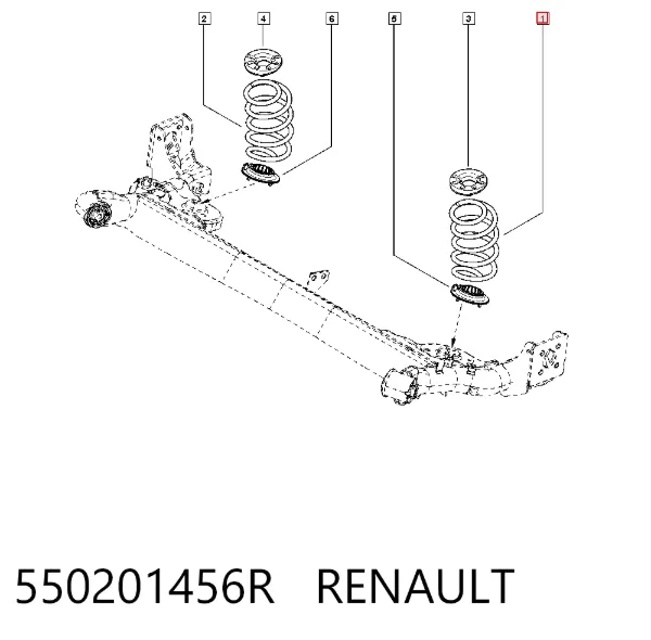 Muelle 550201456R Renault (RVI)