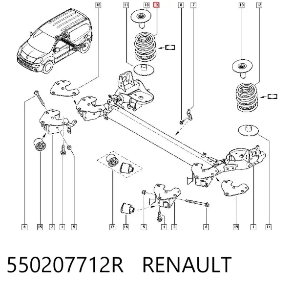 Muelle 550207712R Renault (RVI)